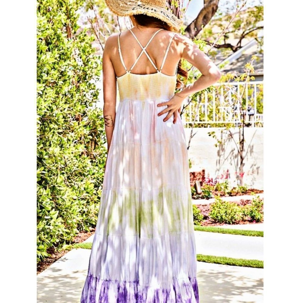 Beautiful Tie Dye Maxi Dress - Picture 3 of 3